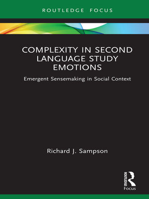 cover image of Complexity in Second Language Study Emotions
